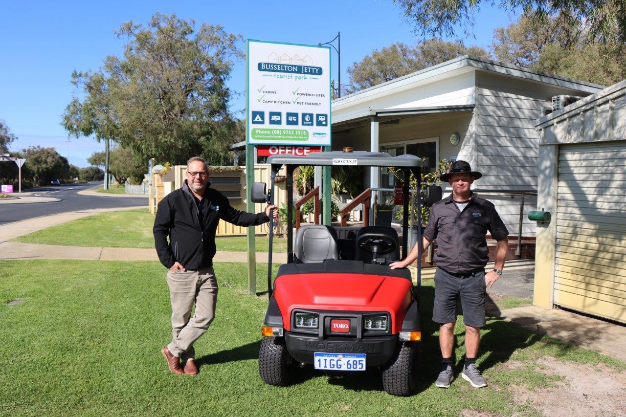 Busselton Jetty Caravan Park transitions to an electric vehicle